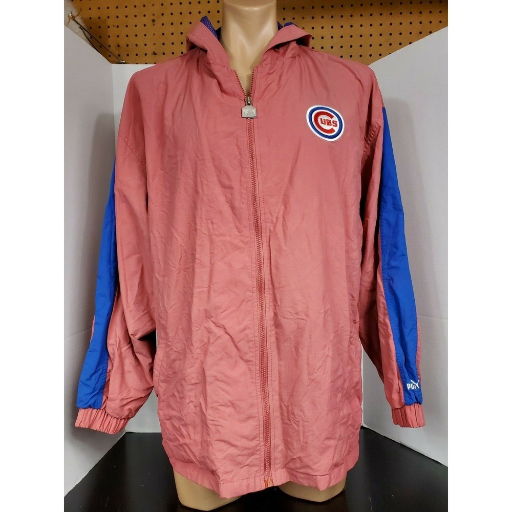 Older Puma Chicago Cubs light jacket; size Large